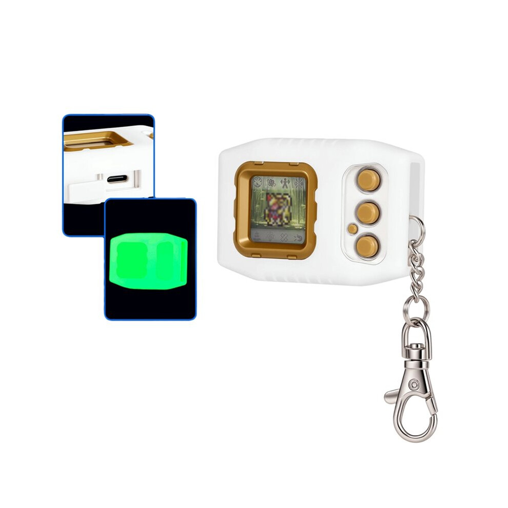 For Digimon Pendulum Color Silicone Case Glow In Dark Night Glow Protective Cover B Green 4713745361799