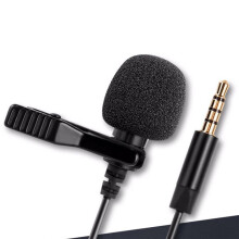 Lavalier Microphone Cell Phone Live Video Sound Card Camera Recording Interview Noise Reduction Microphone, B
