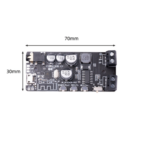 2X5W HIFI Stereo -Compatible 5.0 Power Amplifier Class D Audio Stereo Board Audio Component Amplifiers,