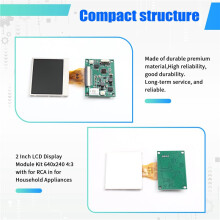 2 Inch LCD Display Module Kit 640x240 4:3 with for RCA in for Household Appliances