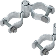 Conjunto de 2 Dobradiças para Portão de Cerca de Tela de Arame em Aço Galvanizado, 1-3/8" X 2-3/8", com Parafusos e Porcas Incluídos.