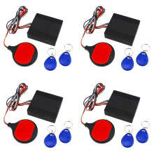 4X Systeme Antivol pour Moto avec Systeme de Verrouillage Cache avec Blocage Du Moteur de la Carte D'Immobilisation avec Verrouillage Anti-Vol