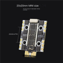 HGLRC 60A 4IN1  ESC 3-8S 32-Bit Supported DShot300 / DShot600 Oneshot PWM for FPV Racing Drone RC AM32