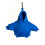 Hoodie Shaped Keychain Stress Reliever With Practical-Blue 1