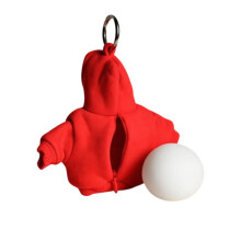 Porte-clés en forme de sweat à capuche pour clés ou sac à-Rouge