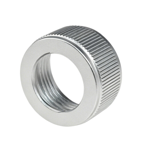 Anti Slip Threaded Nut For Most Ball Joint Car Mounts-Silver
