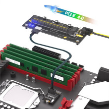 M.2 NVME M-Key 2230 Naar PCIE4.0 X16 Riser 6-Pins Voeding met Oculink SFF-8612/8611 Verlengkabel