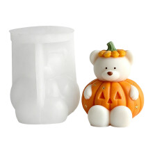 Pumpkin Bear Shape Silicone Candle Molds for Making Candle-5659