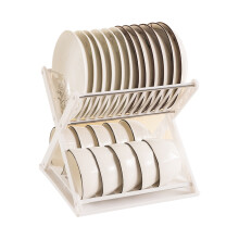 Double Layer Plate and Bowl Drying Stand