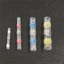 150 Unids Terminales Terminadores Termoencogibles Conector Impermeable Tubo de Manga de Soldadura Alambre Aislado Conectores A Tope DIY Kit de Cable