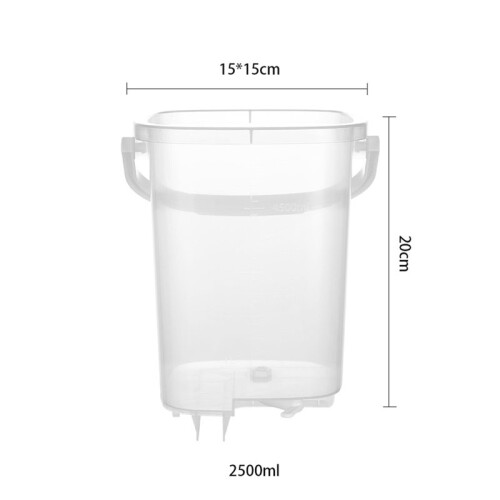 Fish Tank Drip Flows Bucket Adjustable Water Flows Regulator for Precise Aquarium Care 2500ml 2
