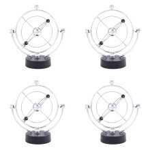 4X Perpetuum Mobile Schreibtisch Skulptur Spielzeug - Kinetische Kunst  Planet Balance Mobile - Magnetic Executive Office Haus Dekor - Maenner