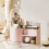 Modern Turning Makeup Storage Case Great For Students And-White 4