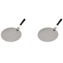 2X Pizza Paddle 12 Inch, Opvouwbare Rvs Pizza Peel, Handvat Pizza Paddle Schop, Bakken Tools voor Bbq Pizza Oven