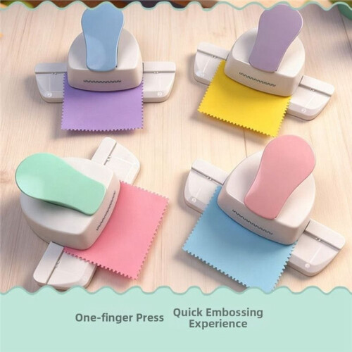 DIY Embossing Machine 3.3cm Labor Saving Stamp Border Punch Handmade Paper Cutter
