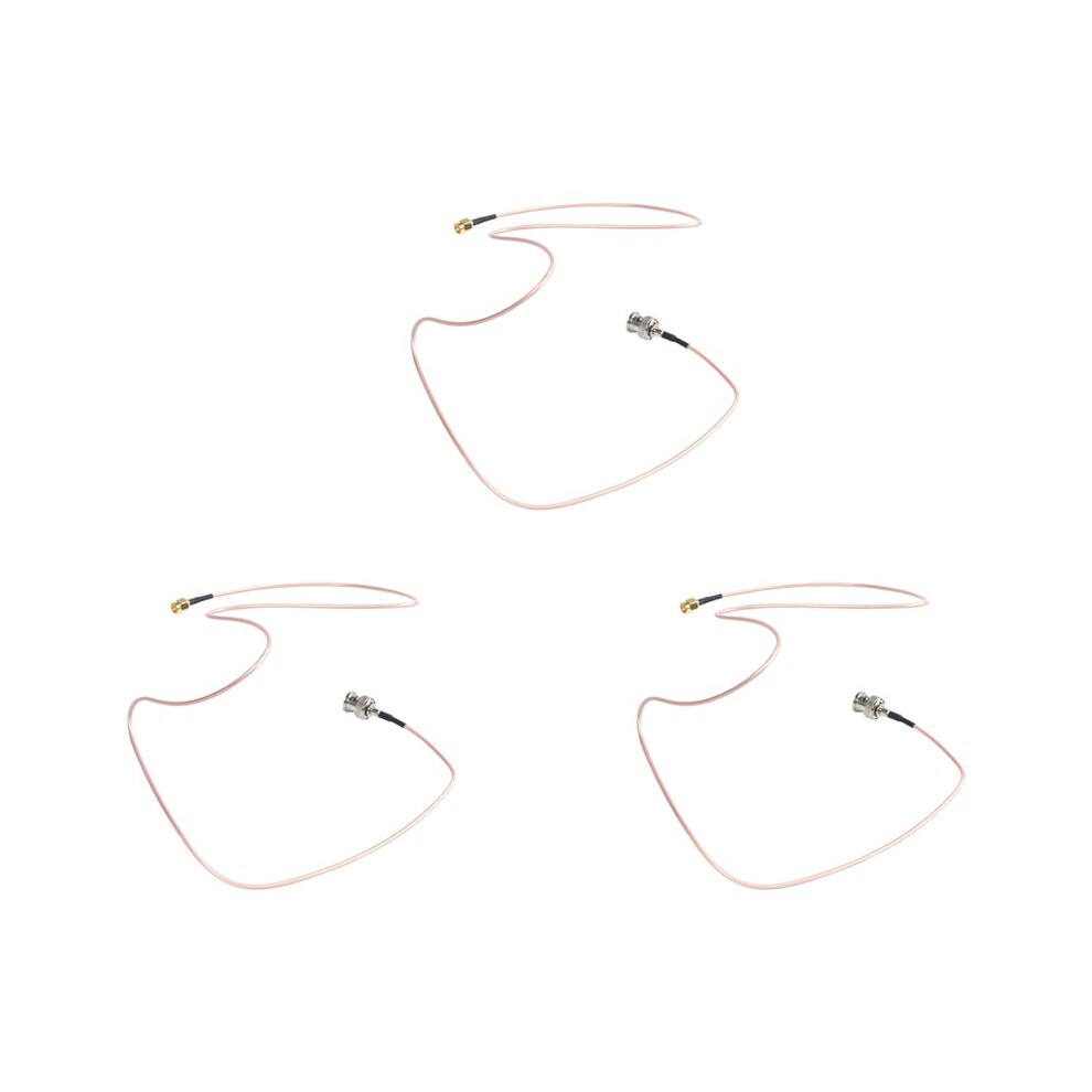 3Pcs 3 Feet Sma Male Plug To Bnc Male Rf Pigtail Jumper Caxial Cable Rg316 1M 6032556321784