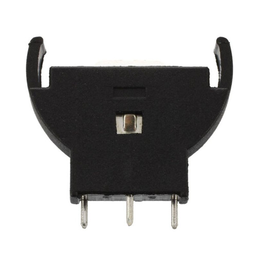20 Pcs Black Plastic CR2032 Cell Button Lithium Battery Sockets Holder