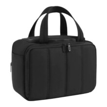 Sac de voyage de maquillage étanche, fixation, rangement-Noir