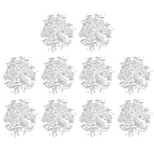 1000Pcs Bouchon 42X11mm Instantané En Plastique de Fiole de Centrifugeuse de Tube 1.5Ml Clair