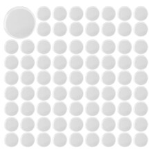 600 St 21 mm Runda Genomskinliga PlastmynthåLlare Kapslar LåDaföRvaring Genomskinliga Runda Displayer MynthåLlare