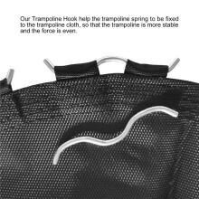 20 Pcs Trampoline W Crochets Trampoline Durable Barre de Fer Connecteur de Fil Crochet Maison Lit de Saut W Crochets Accessoires de Trampoline