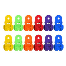 12-Delige Kleurenhandleiding, Gemakkelijke Blikopener, Premium Plastic Schilden, Tabbladopeners, Lekvrije Frisdrankblikjes Deksels Frisdrankblikje