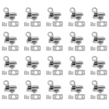 20X Home Security Spring Slide Bolt Fenstertür Automatic Lock Selbstschließend
