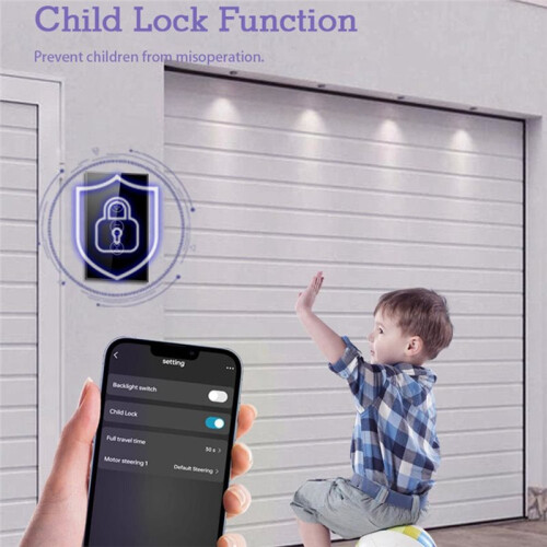 Curtain  2.4GHz Wi-Fi Touch  Neutral Wire Required Tuya App  Rolling Shutter  US Plug B 2