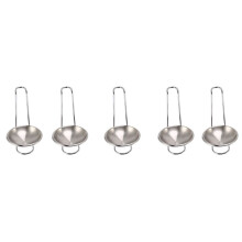 5X Loeffelhalter Aus Edelstahl,Langem Griff Vertikaler Verwahren Suppenkelle Loeffelhalter Suppenkelle Fuer Loeffelhalter