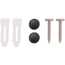 6X Wall Shelves, Black Floating Shelves,Bathroom Racks, Wall Display Shelves,Wall Mounted Kitchen Spice Racks(30cm)