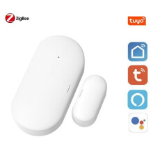 5X Tuya Zigbee Sensore per Porte E Finestre Automazione Domestica Intelligente Protezione di Sicurezza Smartlife APP Allarme Remoto Push Nel Tempo