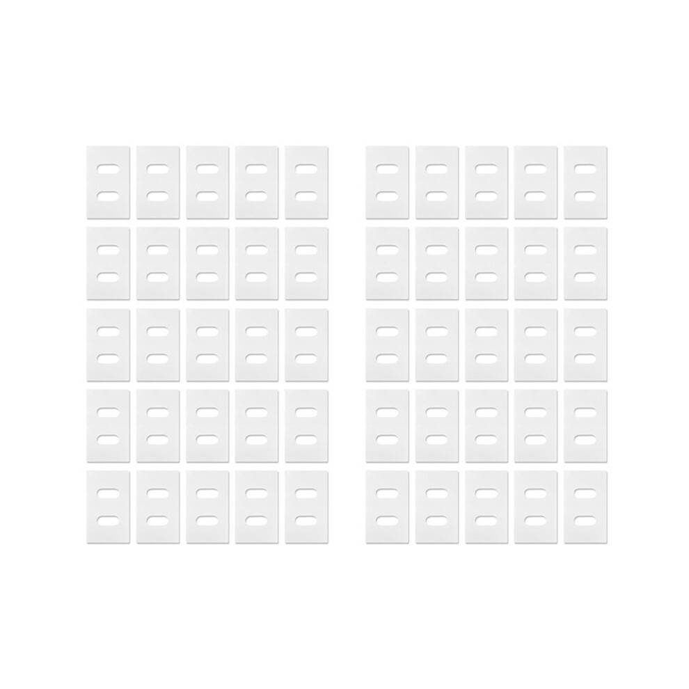 Vertical Blind Repair Tabs-50 Sets Clear Vertical Blind Repair Tabs Vane Saver Self Adhesive Vertical Blinds Repair Kit 4712017654492