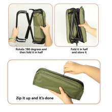 Portable Stool for Mountaineering Hiking,Foldable Stool with Carrying Bag,Outdoor Footstool for Picnic Hiking Fishing C