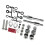 Motorcycle HardDrive Sissy Bar Docking Hardware Kit for  Dyna FXD 2002-2005 Models 5