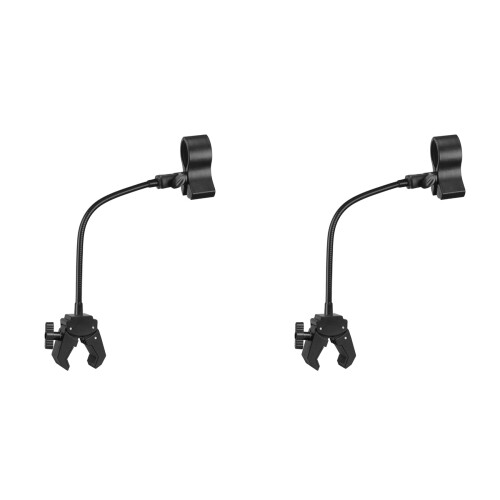 2X Supporto per Microfono, Braccio Versatile per Microfono per Treppiede da Scrivania, Supporto per Microfono A Collo D'Oca con Supporto per Microfono