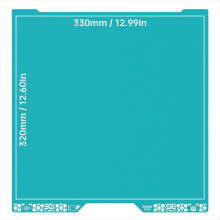 BIQU Panda Build Plate CryoGrip Pro Glacier Sheet Double-Sided Spring Steel 3D Printer Parts for H2C 3D Printer