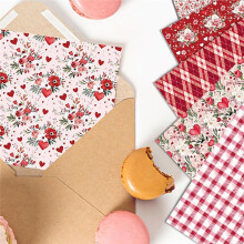 Scrapbook-Papier, 12 X 12 Zoll, Doppelseitig Bedruckte Dekorblätter zum Basteln, 24 Designs