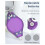 UV LED Keychain Flashlight 10 Lumen Portable  Light Detector Battery Powered Fluorescent Torch, 20 Pack 3
