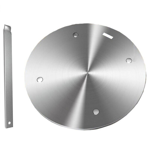 Placa Difusora de Calor de 6,3 Polegadas, Placa Adaptadora para Fogão de Indução, Placa Conversora para Fogão de Indução com Alça 2