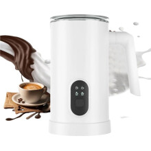 Spieniacz do Mleka Touch Control Podgrzewacz do Mleka z 4 Ustawieniami Temperatury Pojemność 350 Ml Możliwość Mycia w Zmywarce Wtyczka Brytyjska