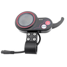 QS-S4 48V-60V Duimgas LCD Display Meter voor Zero 8 9 10 8X 10X Elektrische Scooter 6PIN Single Drive Controller