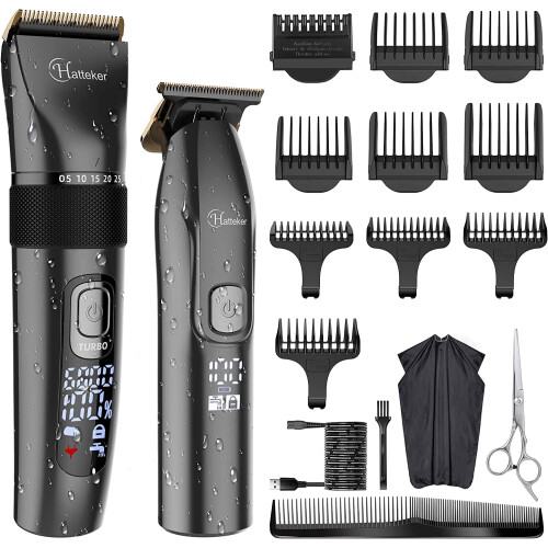 Stříhač vlasů HATTEKER RFC-695 2 v 1 USB IPX7