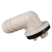 8X Raccord de Coude de Connecteur de Tuyau de Drainage de Climatiseur avec Anneau en Caoutchouc pour Unités -Split et Unité de Fenêtre Ca 3/5