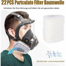 Full Face Respirator Reusable,Organic Respirator for Particulate Filter, Protection for Painting,Machine Polishing