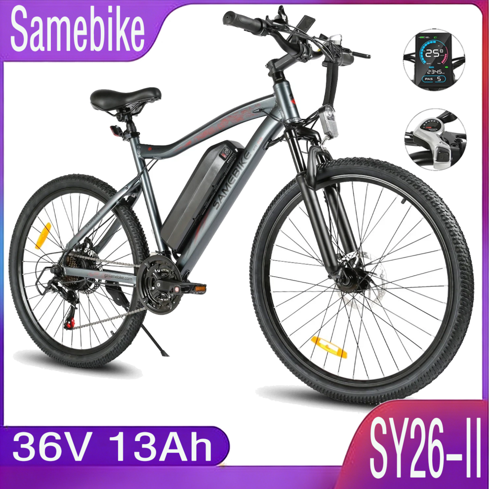 Samebike Sy26-Ii Electric Bike 36V 13Ah 26In E-Mountain Bike 100Km