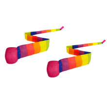Banderoles de pom-pom girl multicolores, balle de-Rose rouge
