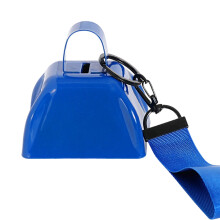 Haltbarkeit Kuhglocke mit bequemer Handschlaufe Spaß und-Blau