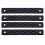 4 Stück Nylon-Handschutz-Abdeckungsschienen,-B 12cm Schwarz 1
