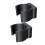 Support de tuyau compact pour tubes de 40 mm, support de-Noir 1