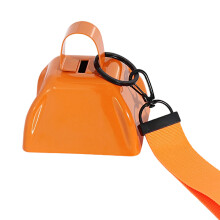 Percussion Cow Bells Noise Makers for Sports Event-Orange
